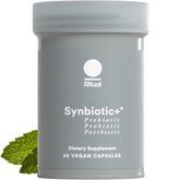 Ritual Synbiotic+ front bottle view showing label and capsule count for clear choice