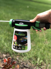 RL FLOMASTER spray en modo ducha sobre hojas delicadas para protección segura
