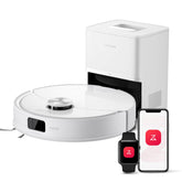 roborock Q10 S5+ front view showing compact design and efficient cleaning