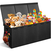 Rocamdo front view toy box showing sturdy storage and tidy room benefit