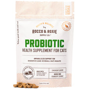 Rocco & Roxie frente del empaque mostrando masticables y beneficio digestivo