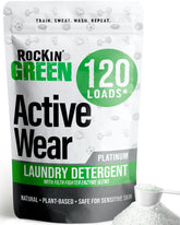 Rockin' Green front packaging showing tub and branding for clear product identity and use