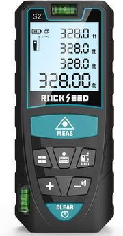 RockSeed front view showing buttons and compact design for fast measurements