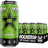 Rockstar punched hardcore apple front packaging shows bold branding and vibrant color