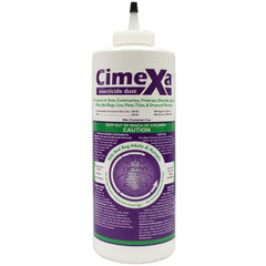 Rockwell Labs envase frontal de Cimexa 4oz mostrando tamaño y uso en control de plagas