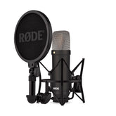 RØDE NT1 front view showing grille and body for clear vocal capture