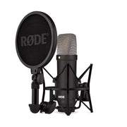 RØDE NT1 front view showing grille and body for clear vocal capture