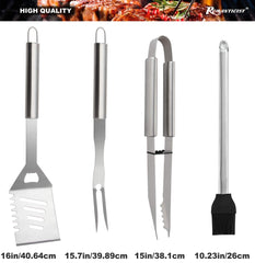 ROMANTICIST tools laid out showing stainless steel utensils for reliable handling