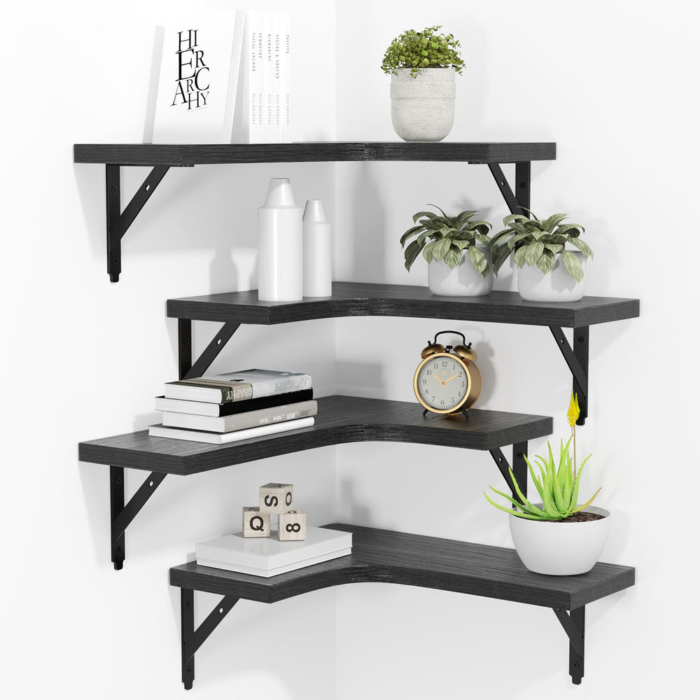 ROMGUAR CRAFT estante frontal negro mostrando elegancia y ahorro de espacio