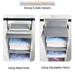 roomtalk organizador instalado en armario con zapatos, facilita escoger calzado