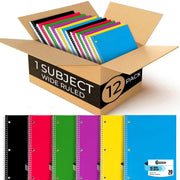 Rosmonde vista frontal del cuaderno con tapas de colores, organización inmediata