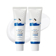 ROUND LAB front packaging showing two-pack and SPF 45 for convenient protection