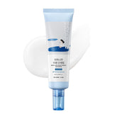 ROUND LAB envase frontal del Birch Juice Sun Serum mostrando diseño compacto y práctico