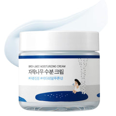 ROUND LAB envase frontal de la crema hidratante mostrando tamaño y diseño