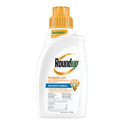 Roundup bottle front label showing product name and size for easy identification