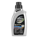 Roundup front packaging showing product and long-term weed prevention benefit