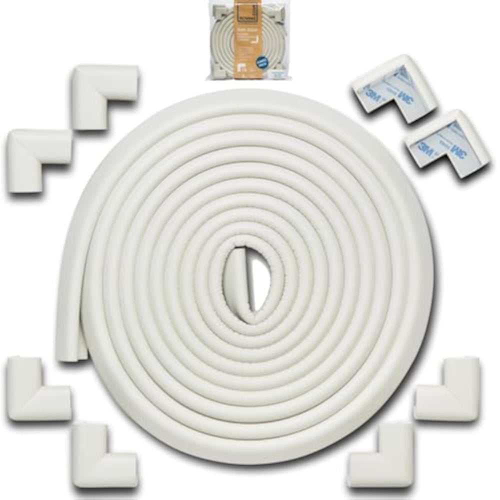 Roving Cove protector frontal en oyster white mostrando ajuste y seguridad