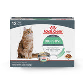ROYAL CANIN front can label showing Digestive Care branding and benefits