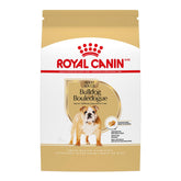 ROYAL CANIN front bag view showing breed-specific benefits and clear labeling