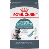 Royal Canin empaquetado frontal Hairball Care 6 lb mostrando marca y beneficio digestivo