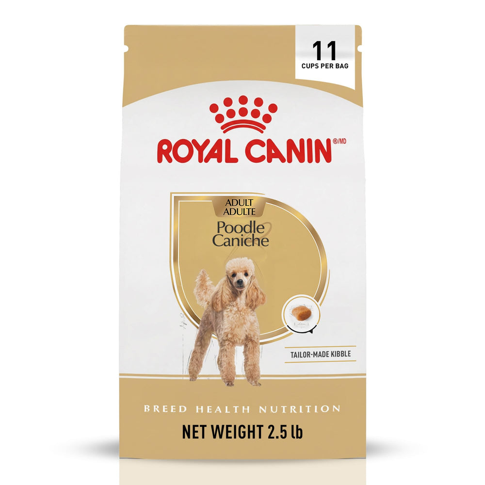 ROYAL CANIN paquete frontal mostrando diseño y tamaño de 2.5 lb, facilita compra informada