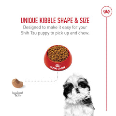 ROYAL CANIN dry food poured into bowl demonstrating serving presentation