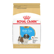 ROYAL CANIN front packaging showing breed-specific puppy formula benefits