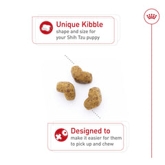ROYAL CANIN close-up of kibble texture illustrating easy pick-up for puppies