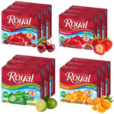 Royal paquete frontal variedad 12 cajas muestra conveniencia en la despensa