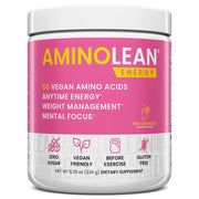 RSP NUTRITION envase frontal AminoLean mostrando diseño y marca