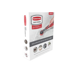 Rubbermaid cabezal XL limpiando una bañera para cubrir superficies grandes