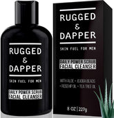 RUGGED & DAPPER front bottle shot showing product clarity and fresh scent benefit