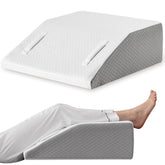 Ruqmuis almohada elevadora frontal mostrando la cuña y beneficio de soporte