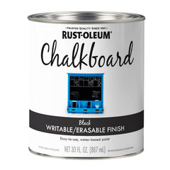 Rust-Oleum vista frontal de lata de pintura pizarra para proyectos personalizados