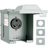 RVGUARD vista frontal de la caja abierta que muestra protección y acceso seguro