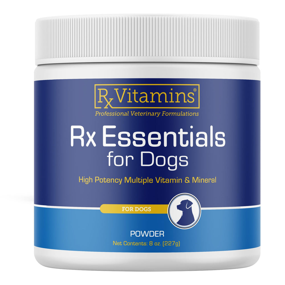 Rx Vitamins frente del envase mostrando diseño y formato fácil de usar