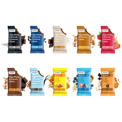 RXBAR barra abierta revelando interior cremoso o masticable