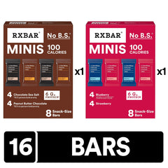 RXBAR primer plano de la textura con dátiles y nueces, sabor real