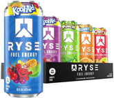 RYSE Up Supplements front packaging showing variety pack for clean energy