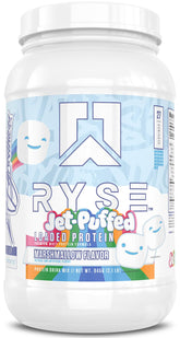 RYSE Up Supplements front tub view showing label and flavor benefits