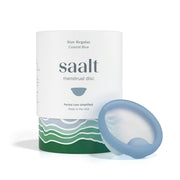saalt disc front view showing shape and rim for comfortable fit