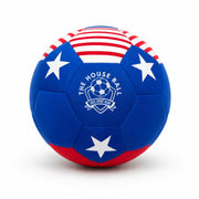 Safe Sport Gear frontal del balón HB-USA mostrando diseño y tamaño 4, perfecto para interiores