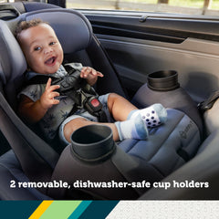 Safety 1st Ellaris slim shell side view maximizing vehicle space