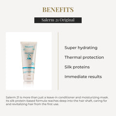 SALERM aplicación sobre cabello húmedo para desenredar y proteger