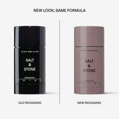 Salt & Stone stick inside travel toiletry bag highlighting portability benefit