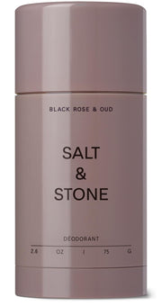 Salt & Stone frasco frontal Black Rose & Oud con diseño claro, eficacia visible