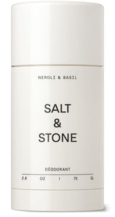 Salt & Stone envase frontal Neroli y Albahaca mostrando protección prolongada