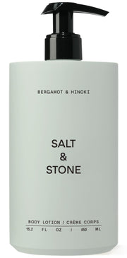 Salt & Stone envase frontal mostrando diseño y volumen de 450 ml