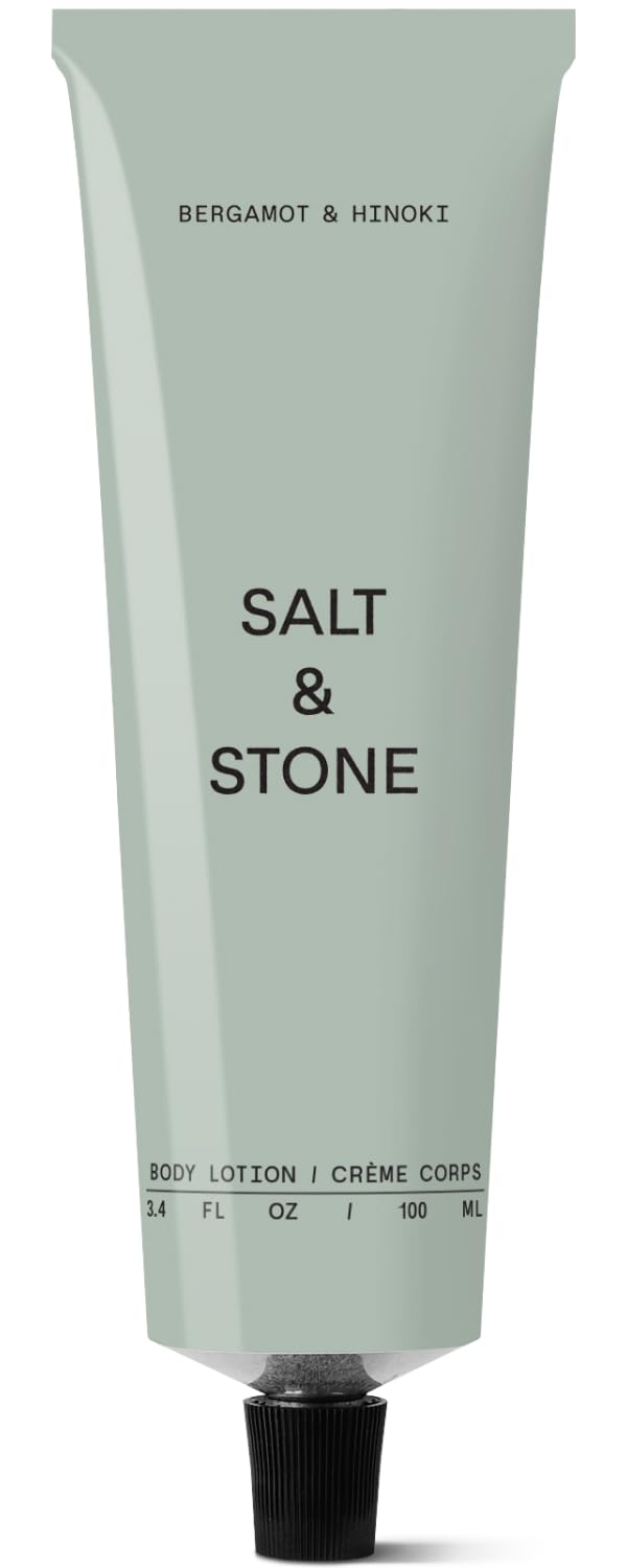 Salt & Stone frasco frontal mostrando diseño y tamaño compacto