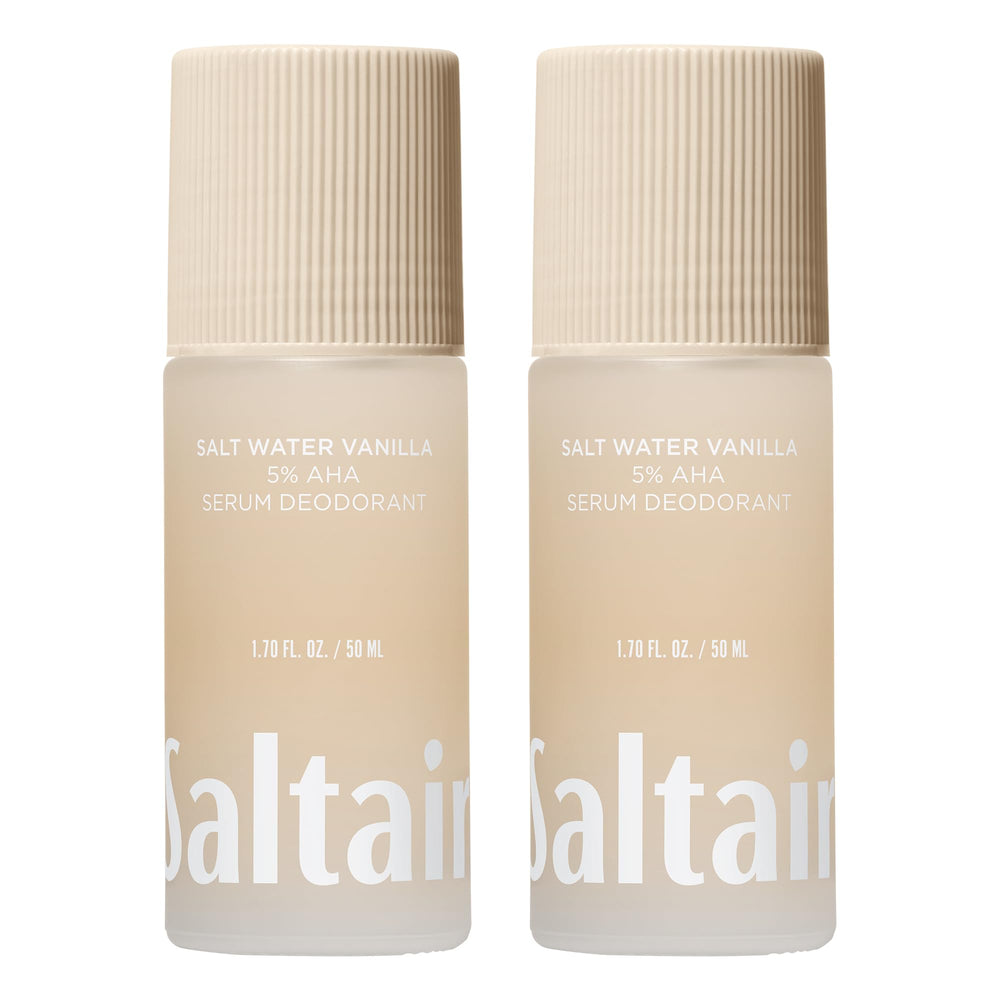 Saltair frente del empaque roll-on mostrando diseño y beneficio protector